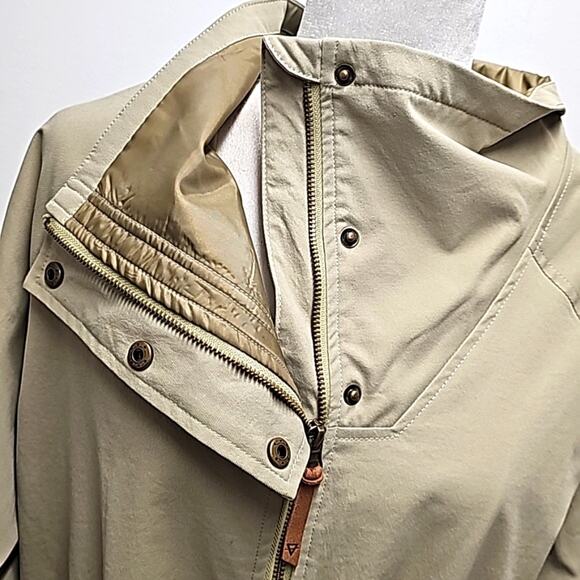 LIV Outdoor Women Taupe Cinch Waist 2 Pocket Wind&Water Resistant Jacket Size L - Picture 5 of 11